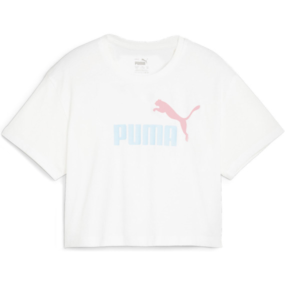 CAMISETA M/C -JRA PUMA Girls Logo Cropped Tee 