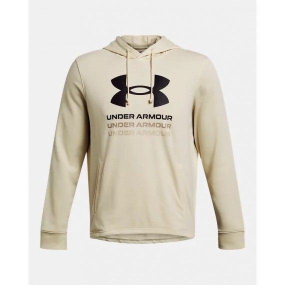 SUDADERA -HOMBRE UNDER ARMOUR UA Rival Terry Graphic Hood-BL 