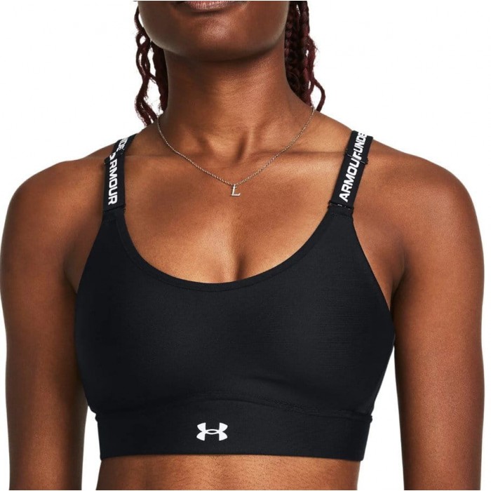 SUJETADOR MUJER UNDER ARMOUR UA Infinity Mid Bra-BLK SUJETADOR MUJER UNDER ARMOUR UA Infinity Mid Bra-BLK